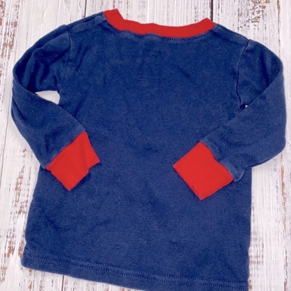 Carters Christmas top TreeRex dinosaur size 12 months